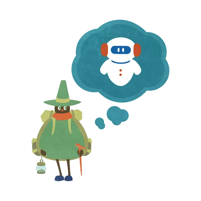 ブランディングのイラストホバー前